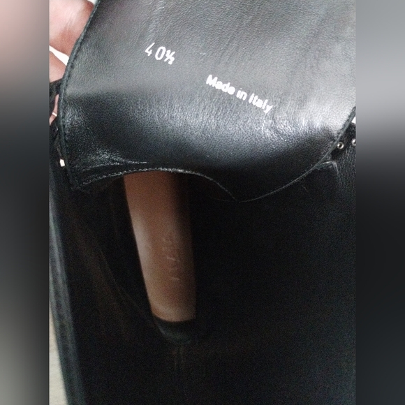 Alaia Embellished Leather Combat Boots 9 - Picture 9 of 13